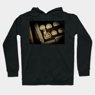 Antique Typewriter Shift Freedom Hoodie